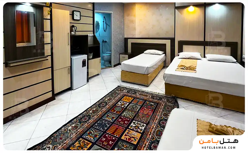 اتاق چهار تخته با ظرفیت چهار نفر 