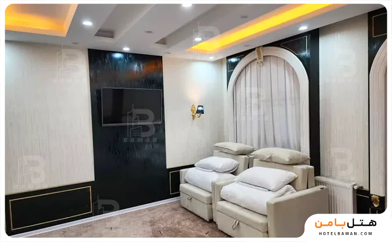 اتاق چهار تخته هتل پالادیوم مشهد