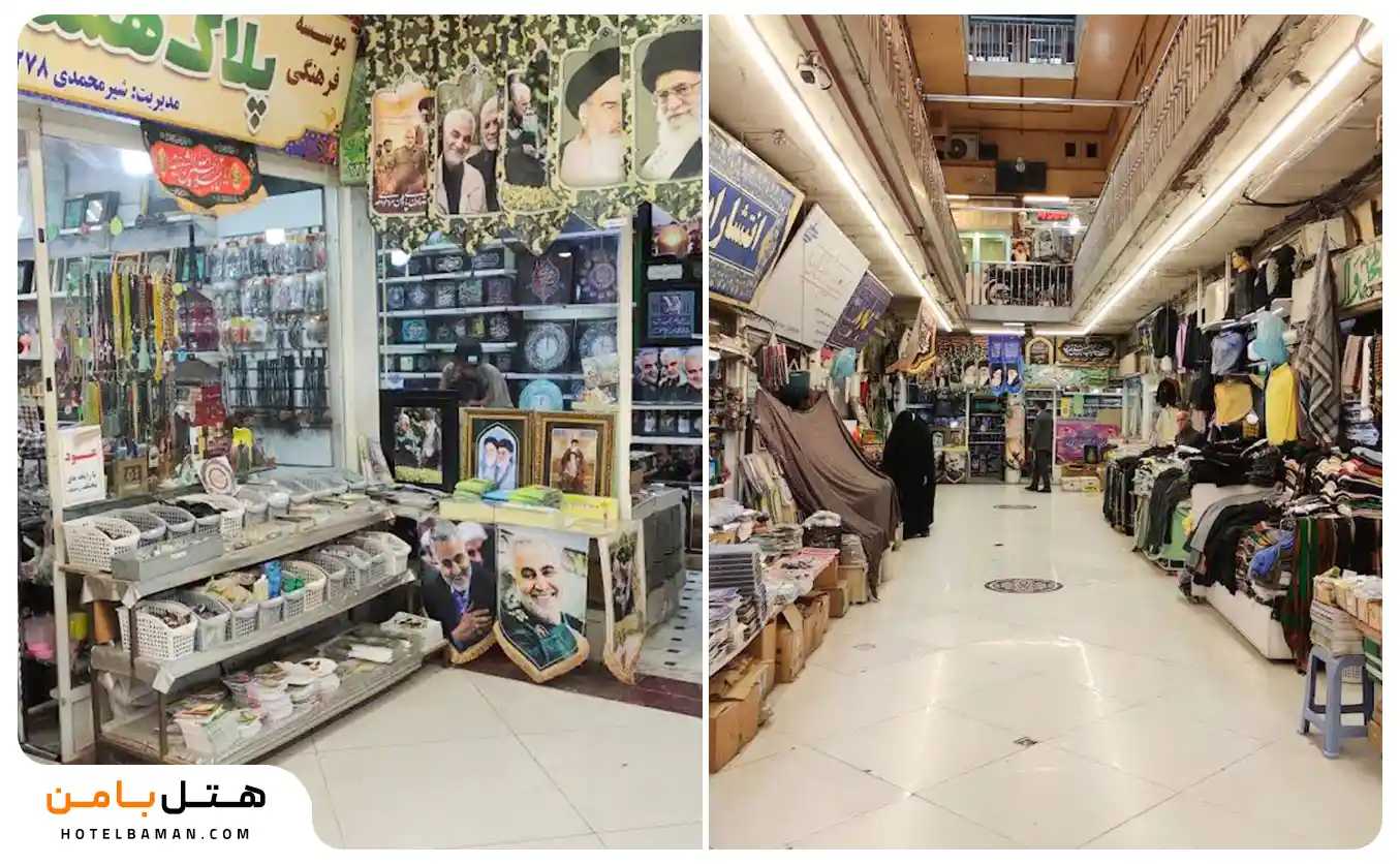 نمای داخل پاساژ فیروزه مشهد