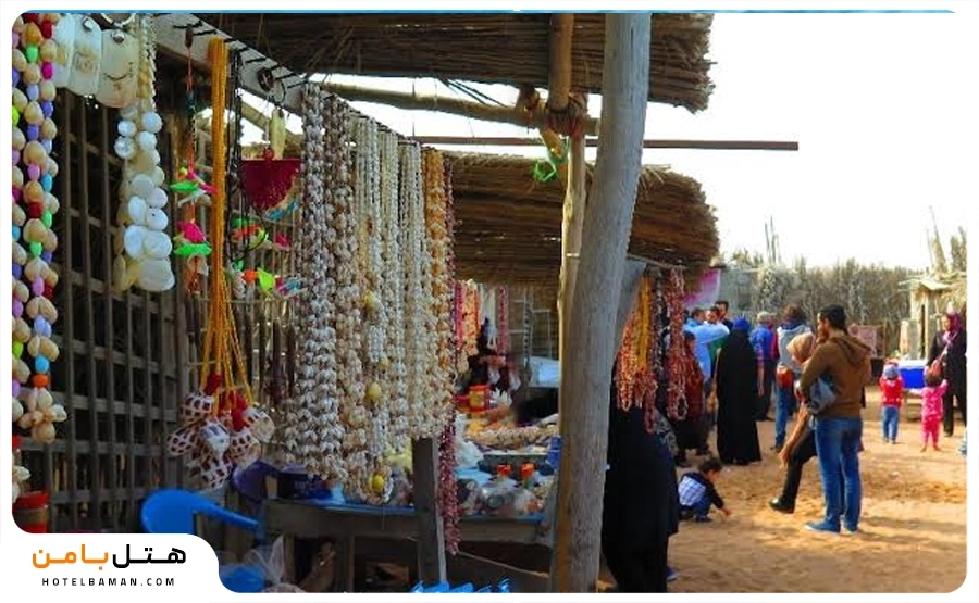 تصویر بازار جزیره هنگام قشم