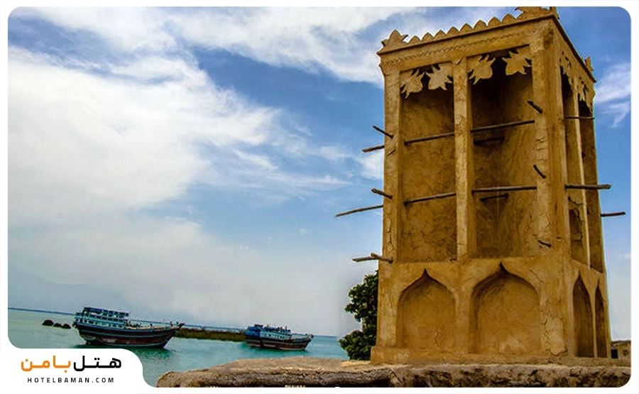 تصویر بادگیر روستا لافت قشم