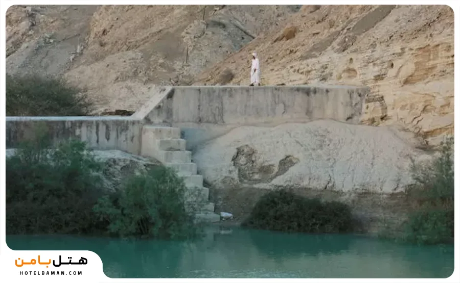 عکس از سد تاریخی گوران قشم