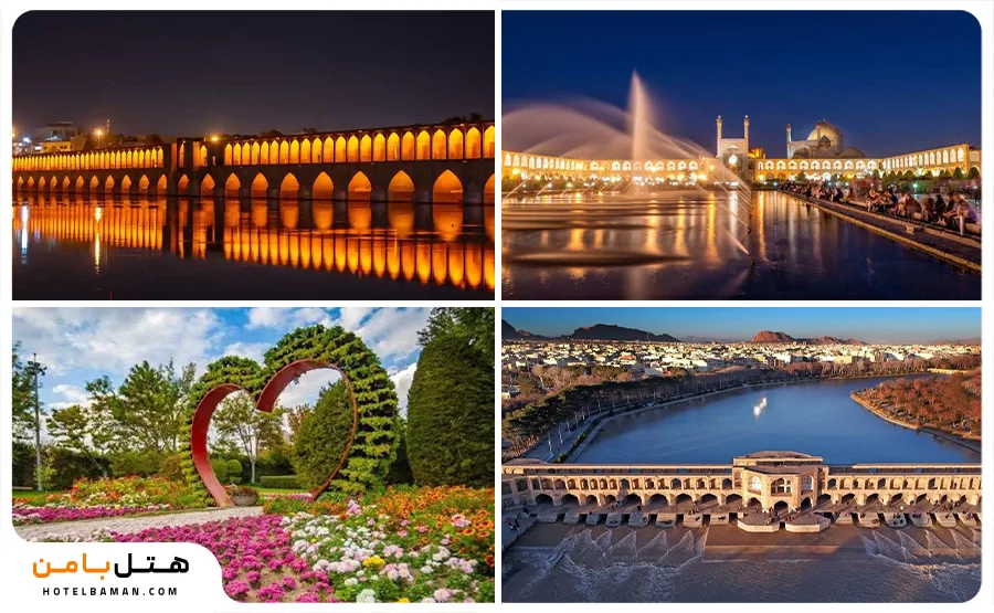 جاهای دیدنی اصفهان در شب