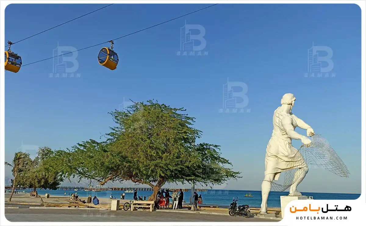 پارک ساحلی مرد ماهیگیر کیش
