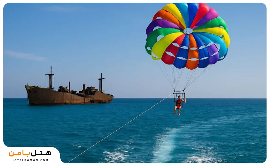 تصویر شاخص پاراگلایدر کیش