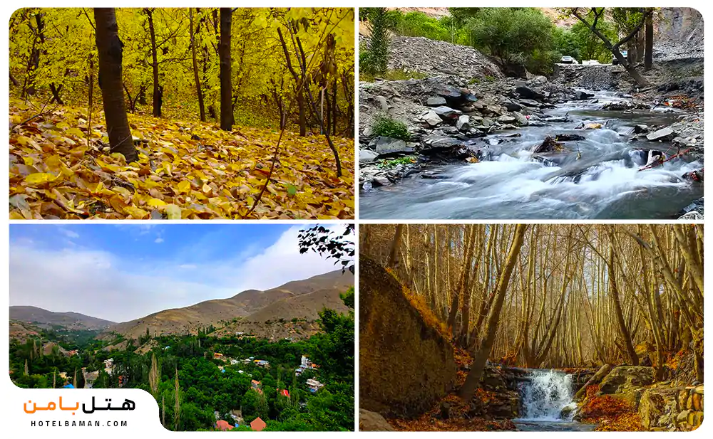 عکس شاخص روستای زشک مشهد