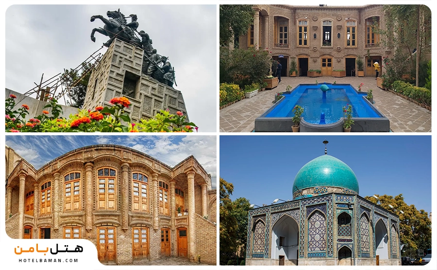 عکس شاخص جاهای دیدنی مشهد نزدیک حرم