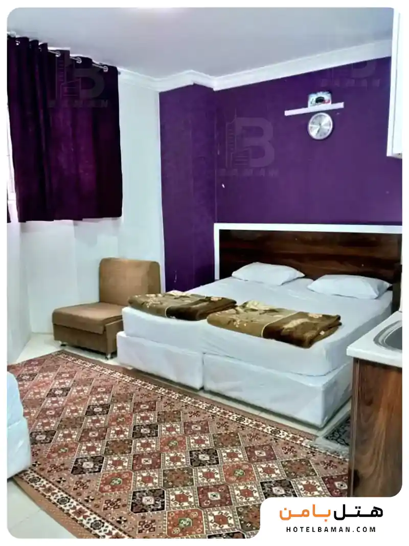 اتاق دوتخته (با سه وعده غذایی) (اقامت تک ) — نرخ پایه